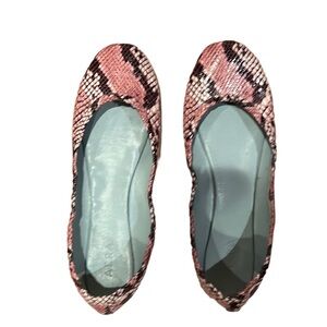 Aera Lily Snakeskin Ballet Flats made in ITALY! NEW!